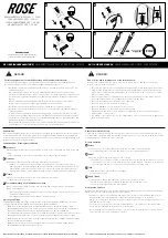 Предварительный просмотр 1 страницы Rose electronics TORQUE WRENCH PRO 1-25 NM Owner'S Manual