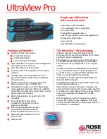 Preview for 1 page of Rose electronics UEB-8UB Specifications