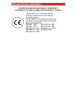 Предварительный просмотр 3 страницы Rose electronics UNIPORT Installation And Operation Manual