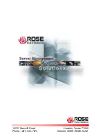 Предварительный просмотр 12 страницы Rose electronics UNIPORT Installation And Operation Manual