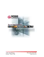 Preview for 16 page of Rose electronics VISTA DVI Installation And Operation Manual