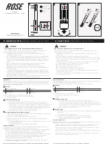 Предварительный просмотр 1 страницы Rose electronics XTREME 3-15 NM Owner'S Manual