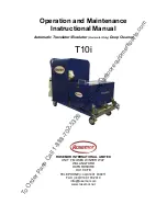 Preview for 1 page of Rosemor T10i Operation And Maintenance Instructional Manual