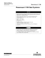 Предварительный просмотр 3 страницы Rosemount 1199 Reference Manual