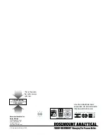 Предварительный просмотр 39 страницы Rosemount 2081 pH Instruction Manual