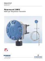 Предварительный просмотр 1 страницы Rosemount 2240S Reference Manual