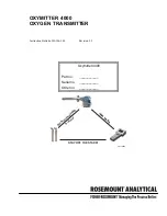 Preview for 1 page of Rosemount Oxymitter 4000 Instruction Bulletin