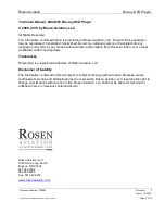 Preview for 2 page of Rosen Aviation 0602-001 Technical Manual