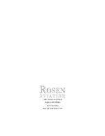 Preview for 3 page of Rosen Aviation 1710 Technical Manual