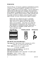 Preview for 3 page of Rosen AC 3105 Owner'S Manual