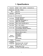 Preview for 3 page of Rosen Car Show CS104LCD User Manual