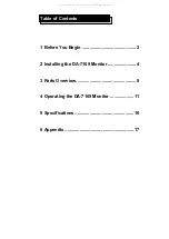 Preview for 2 page of Rosen DA-7169 Owners & Installation Manual