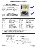 Preview for 9 page of Rosen DS-SB1020 Subaru Legacy Installation Manual