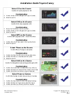 Preview for 8 page of Rosen DS-TY0710 Installation Manual