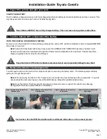 Preview for 2 page of Rosen DS-TY0820 Installation Manual