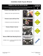 Preview for 3 page of Rosen DS-TY10A0 Toyota 4-Runner Installation Manual