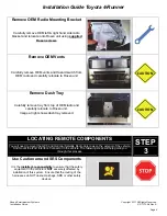 Preview for 4 page of Rosen DS-TY10A0 Toyota 4-Runner Installation Manual