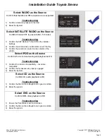 Preview for 8 page of Rosen DS-TY10B0 Installation Manual