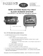 Preview for 145 page of Rosen TYO860-H11 Owner'S Manual