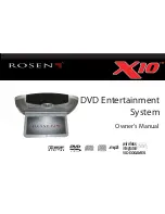 Rosen X10 Owner'S Manual preview