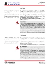 Preview for 5 page of Rosenbauer AT Vehicle Series Operation Manual