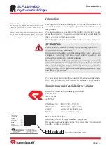 Preview for 3 page of Rosenbauer SLF 2250 Operation Manual