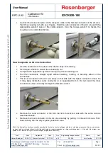 Предварительный просмотр 20 страницы Rosenberg 02CK020-150 User Manual