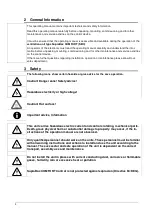 Предварительный просмотр 4 страницы Rosenberg H42 Series Operation Instruction Manual