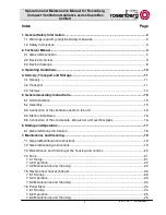 Preview for 2 page of Rosenberg SupraBox COMFORT 1100H Operating Instructions Manual