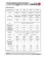 Preview for 6 page of Rosenberg SupraBox COMFORT 1100H Operating Instructions Manual