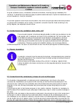 Preview for 16 page of Rosenberg SupraBox Comfort 1100V Operating Instruction