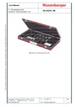 Preview for 1 page of Rosenberger 60CK001-150 User Manual