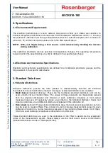 Preview for 6 page of Rosenberger 60CK001-150 User Manual