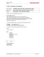 Preview for 47 page of Rosenberger IM-A-FI-1800/B3 User Manual