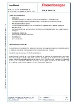 Preview for 6 page of Rosenberger P5CK14A-170 User Manual