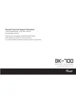 Preview for 2 page of Rosewill BK-700 User Manual