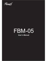 Preview for 1 page of Rosewill FBM-05 User Manual