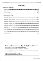 Preview for 2 page of Rosewill MAXCUBE User Manual