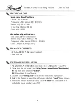 Preview for 4 page of Rosewill Nebula GX60 User Manual