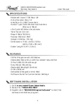 Preview for 3 page of Rosewill NEON K90 RGB User Manual