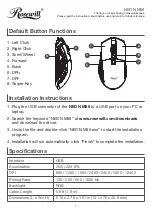 Preview for 1 page of Rosewill NEON M56 Quick Start Manual