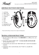 Rosewill NEON M61 Instruction Manual preview