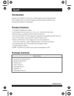 Preview for 3 page of Rosewill Quark 550 User Manual