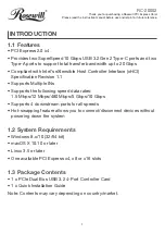 Preview for 1 page of Rosewill RC-20002 Instruction Manual