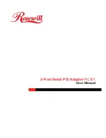 Rosewill RC-301 User Manual preview