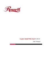 Rosewill RC-301E User Manual предпросмотр