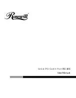 Предварительный просмотр 1 страницы Rosewill RC-305 User Manual