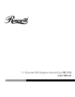 Rosewill RC-703 User Manual preview