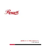 Предварительный просмотр 1 страницы Rosewill RC214 User Manual