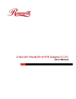 Preview for 1 page of Rosewill RC303 User Manual